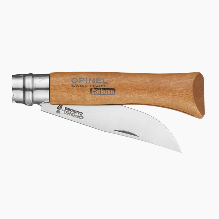 Opinel Tradition Knife, Beech handle, Carbon Steel, 10cm, #10