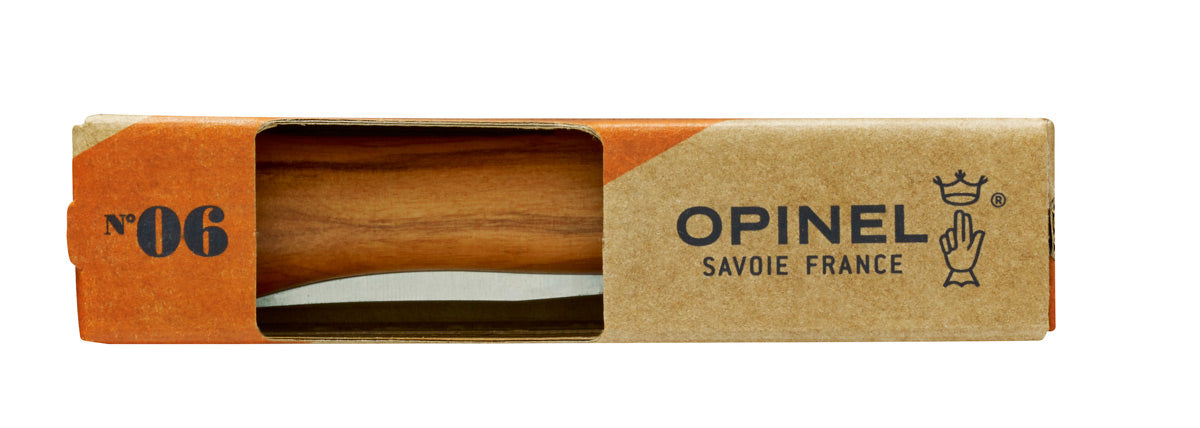 Couteau Opinel Tradition, Manche Olivier, 7cm, Inox, #6