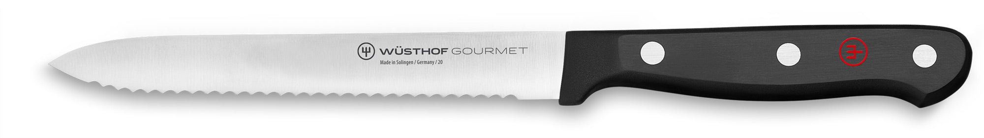 Wusthof Gourmet Serrated Utility Knife, 14cm/5" - 4107