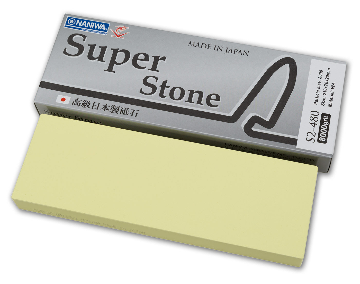 Naniwa Super-Stone Whetstone Sharpening Stone, 8000 grit