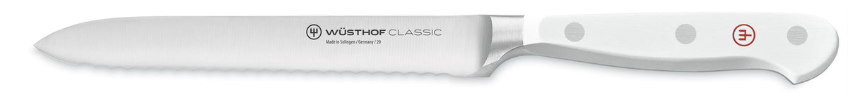 Wusthof Canada Classic White Sausage/Serrated Utility Knife 1040201614