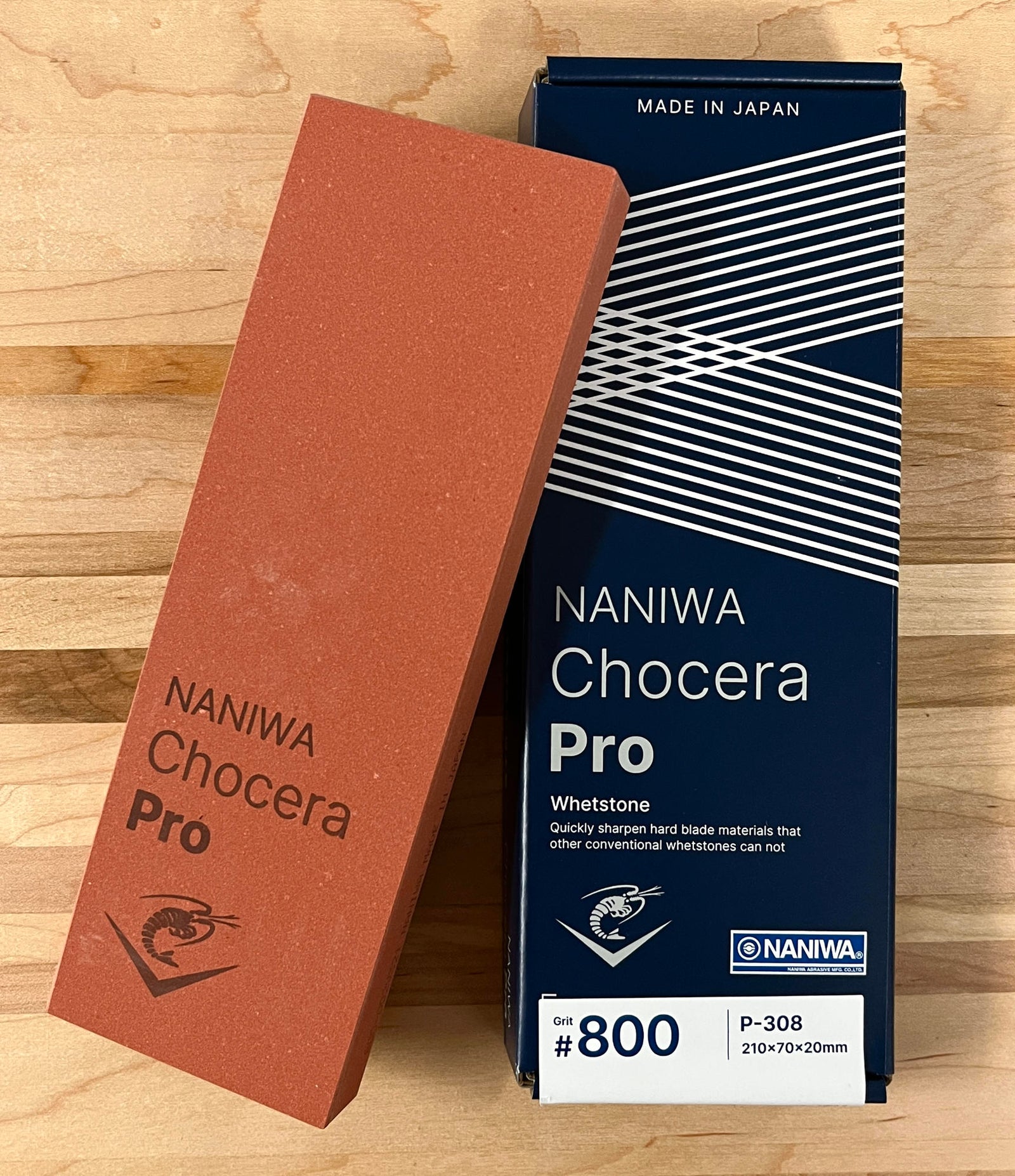 Naniwa Professional (Chosera) Japanese Whetstone Sharpening Stone, 800 grit
