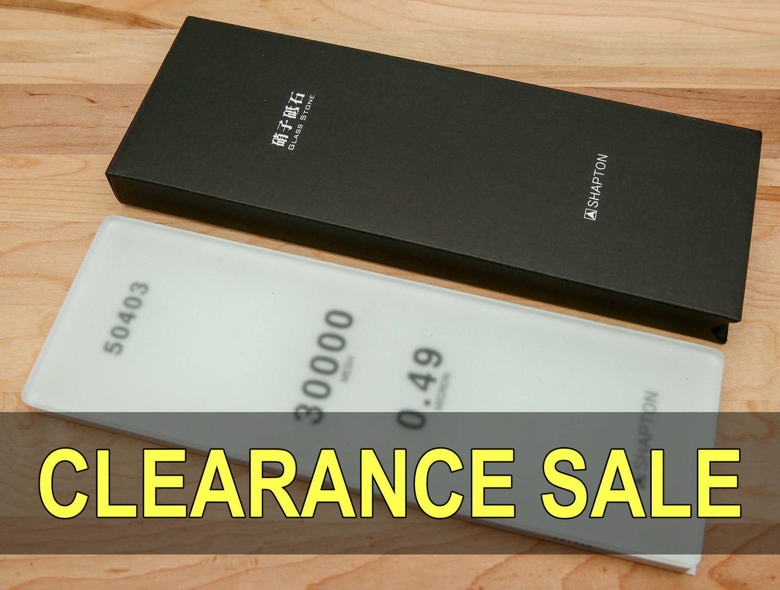 CLEARANCE SALE: Shapton Glass Stone 30,000 Grit Sharpening Stone