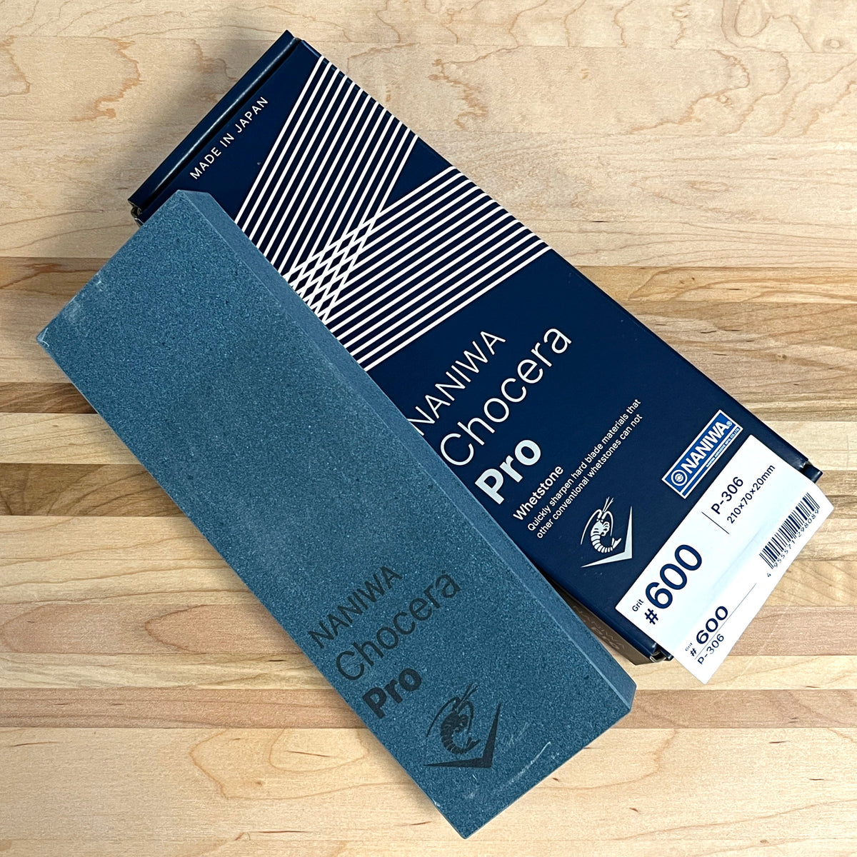 Naniwa Chocera Pro Whetstone Sharpening Stone, 600 grit