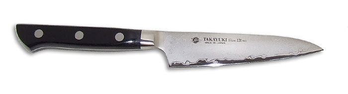Sakai Takayuki 63-layer Damascus Utility/Petty Knife, 120mm (4.7")
