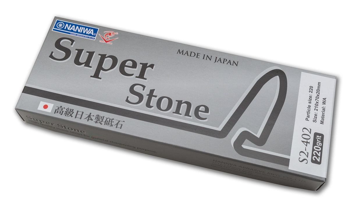 Naniwa Super-Stone Pierre à aiguiser japonaise, grain 220
