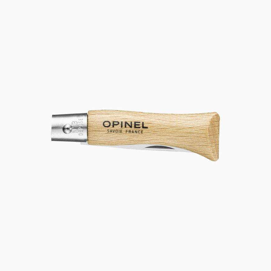 Opinel Tradition Knife, Beech handle, Stainless Steel, 4cm, #3