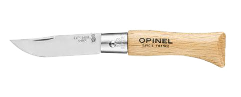 Opinel Tradition Knife, Beech handle, Stainless Steel, 4cm, #3