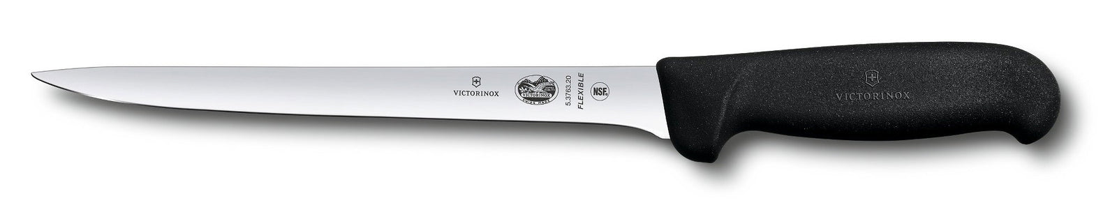 Victorinox Swiss Army Fibrox 8" Flexible Straight Edge Fish Fillet Knife - 40613