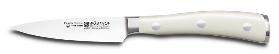 Wusthof Classic IKON Paring Knife, Creme, 3.5-inch (9 cm) - 4086-6/09