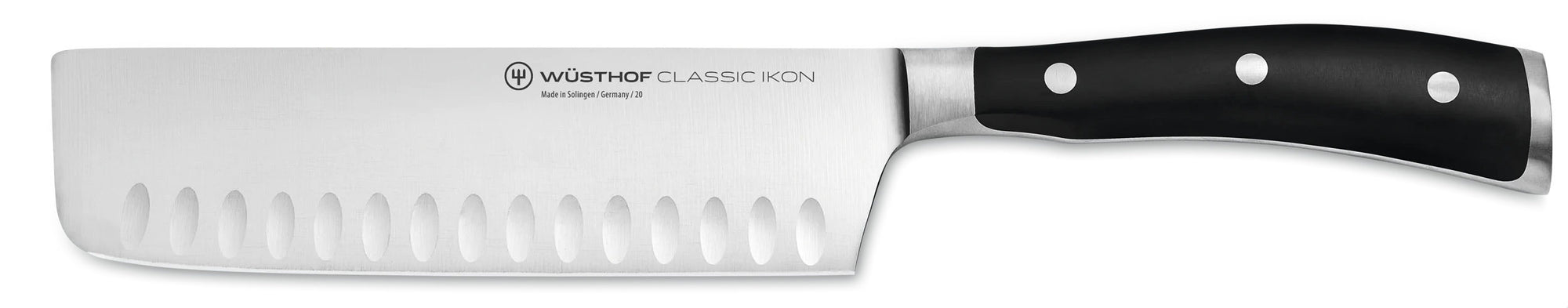 Wusthof Classic IKON 7-inch (17cm) Nakiri, Granton Edge - 4187