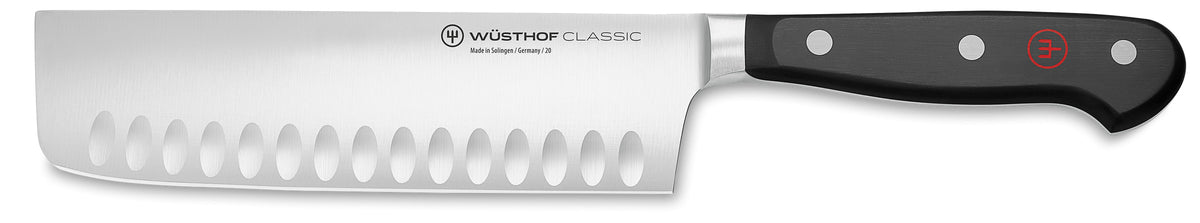 Wusthof Classic Nakiri, 6.7-inch (17 cm), Granton Edge - 4193
