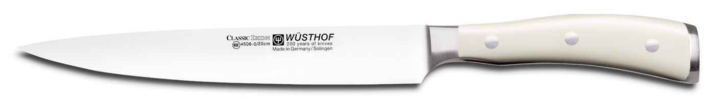 Wusthof Classic IKON 8-inch (20cm) Carving Knife, Creme - 4506-6/20 - OLD LOGO/BOX