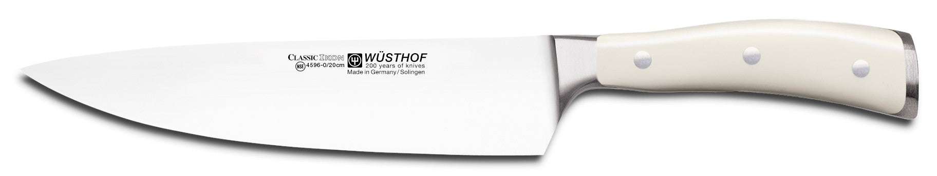 Couteau de chef Wusthof Classic IKON, 20 cm, crème - 4596-6-20