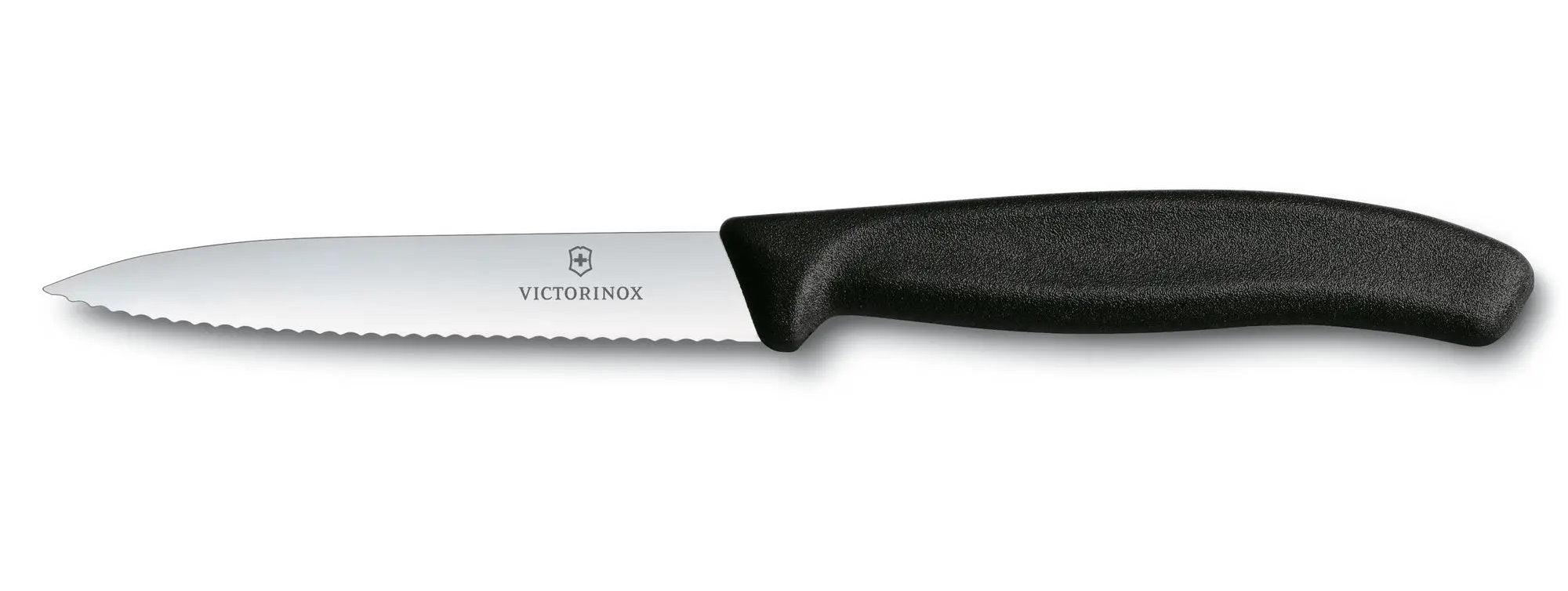 Victorinox Swiss Classic 4" (10cm) Serrated Utility Knife, Spear Point - 6.7733