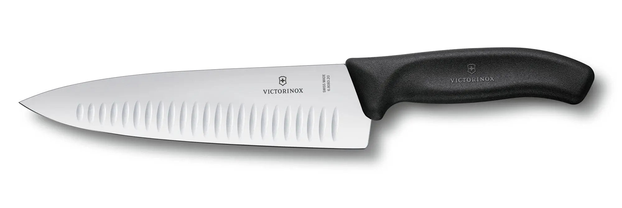 Victorinox 8" Swiss Classic Chef's Knife, Granton Edge, - 6.8083.20-X1