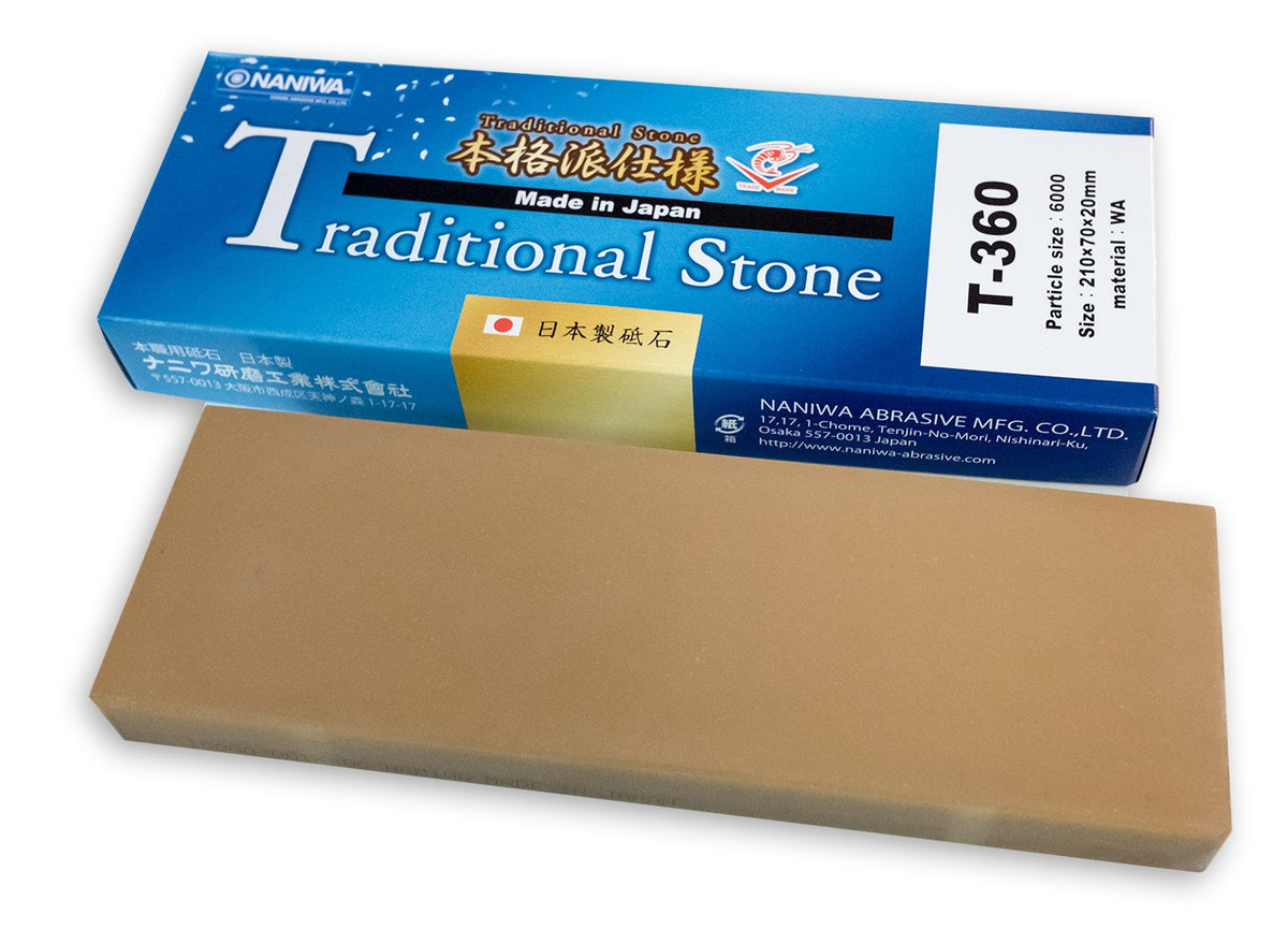 Naniwa Traditional Japanese Sharpening Stone, 6000 grit - T-360