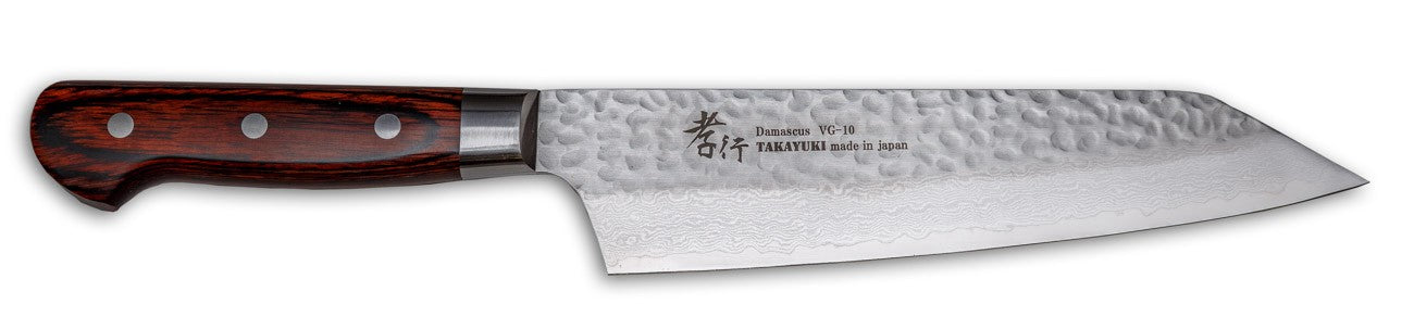 Sakai Takayuki 33-Layer Damascus Kengata Santoku, 190mm / 7.5"