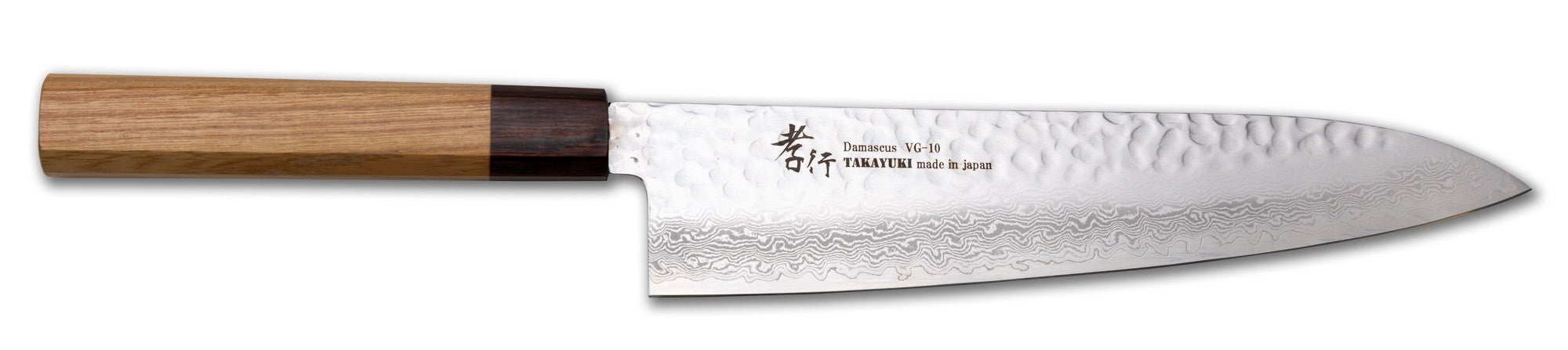 Sakai Takayuki 33-Layer Damascus Chef's Knife, Zelkova Handle, 240mm / 9.5"