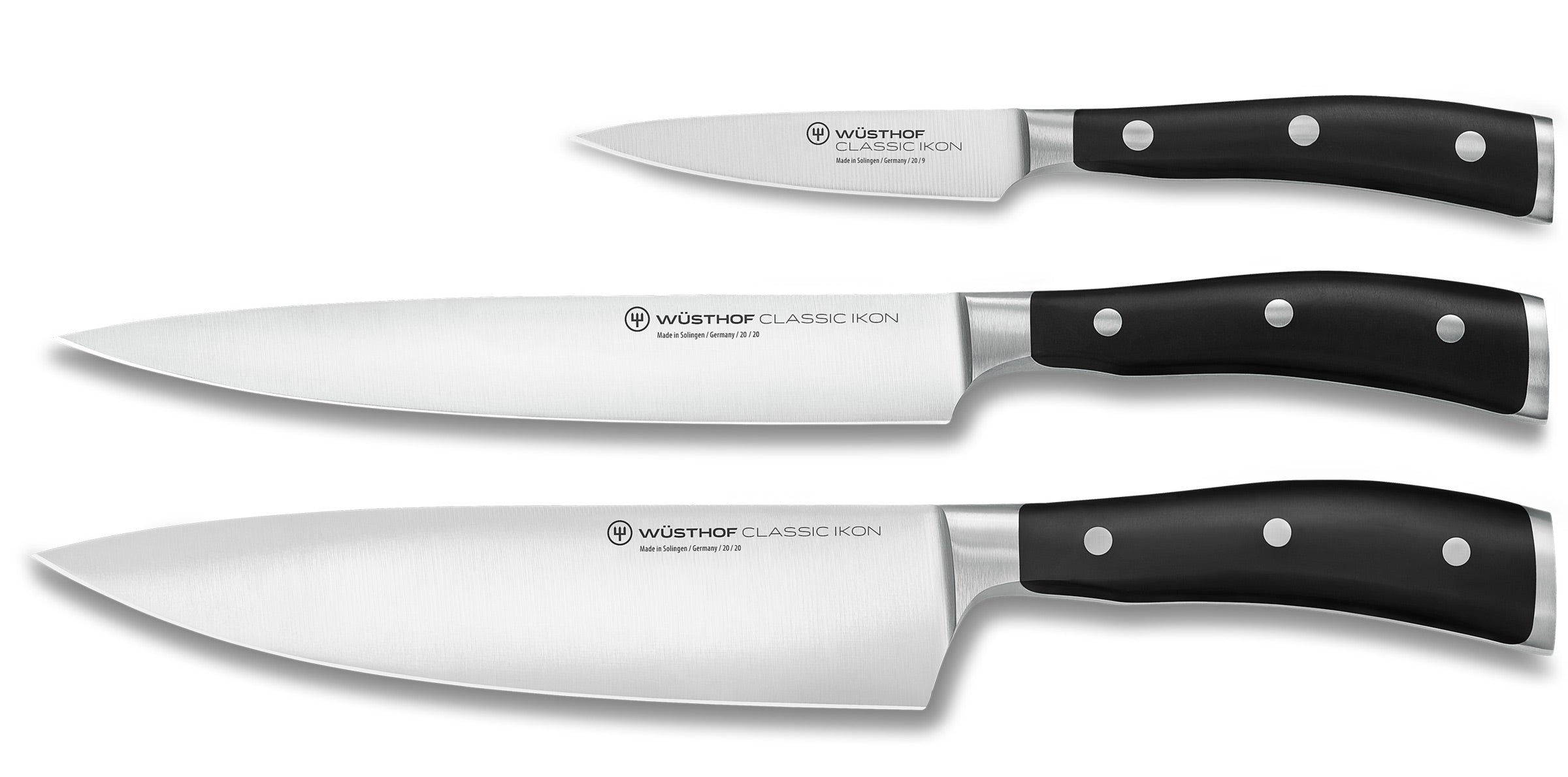 Wusthof Classic IKON 3-piece Knife Set 9601