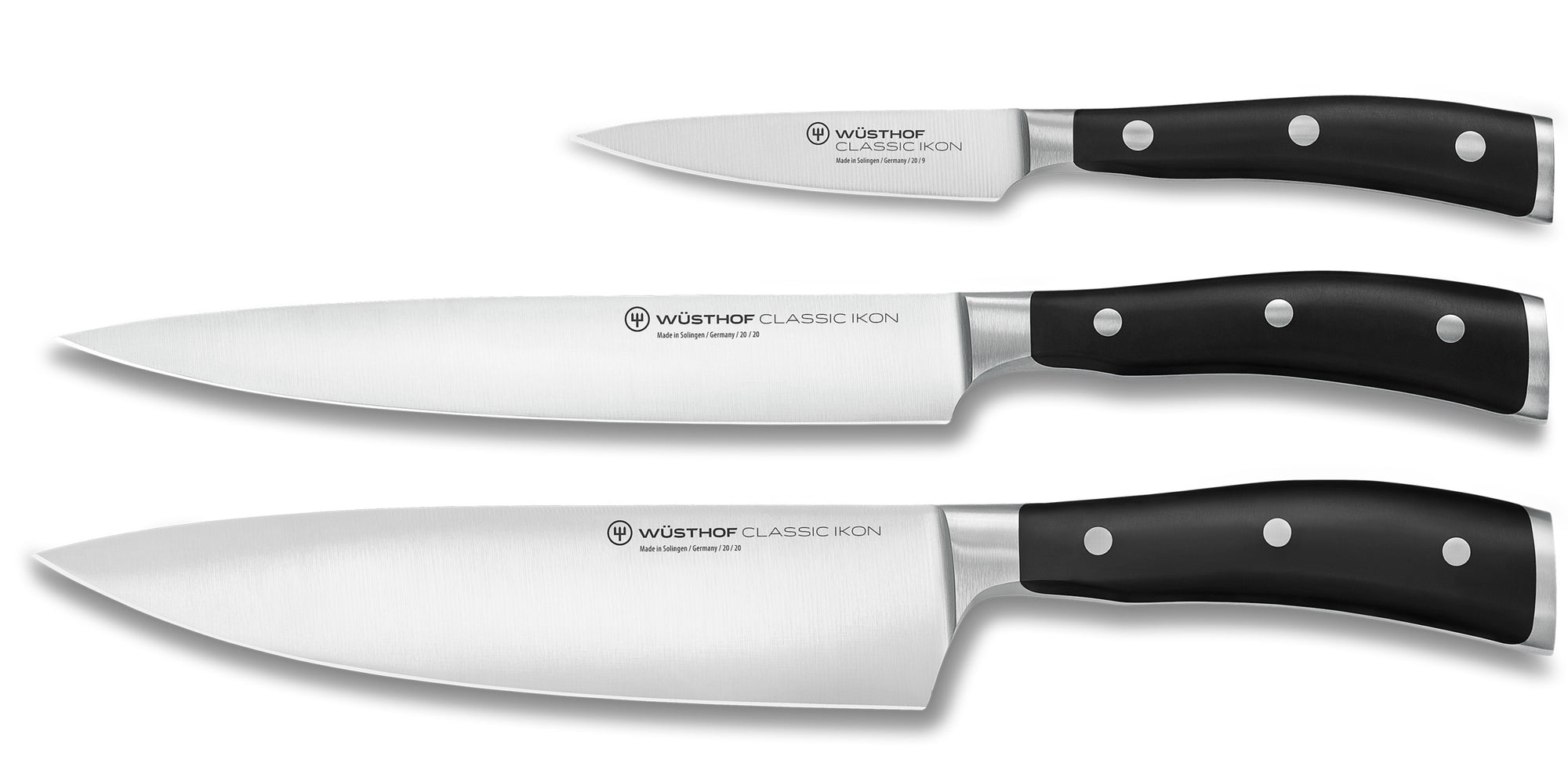 Wusthof Classic IKON 3 piece knife set 9601 Canada
