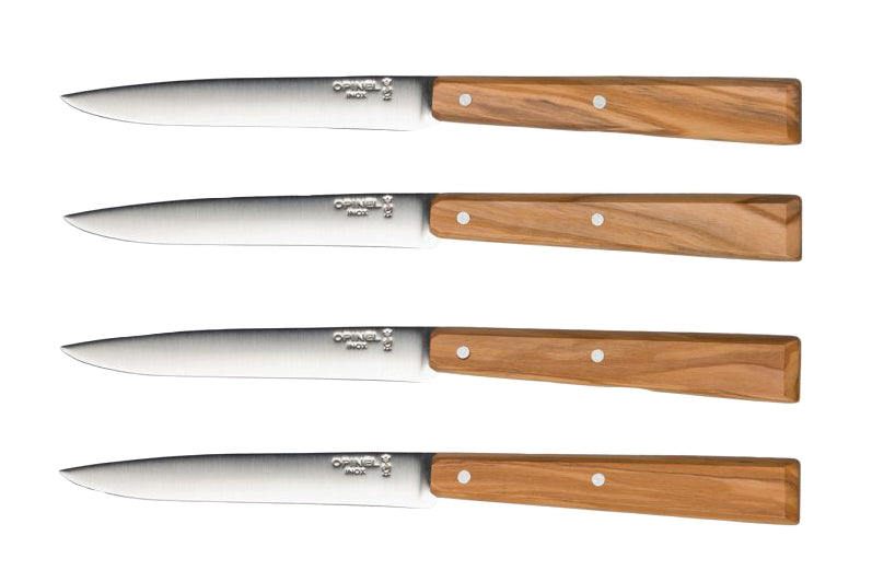 Opinel Set of 4 table knives N°125 Bon Appetit South, 11cm, Canada