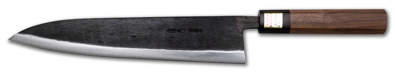 Moritaka Supreme Gyuto Chef's Knife, 270mm (10.6"), Aogami/Blue Super Carbon Steel, Octagonal Walnut Handle