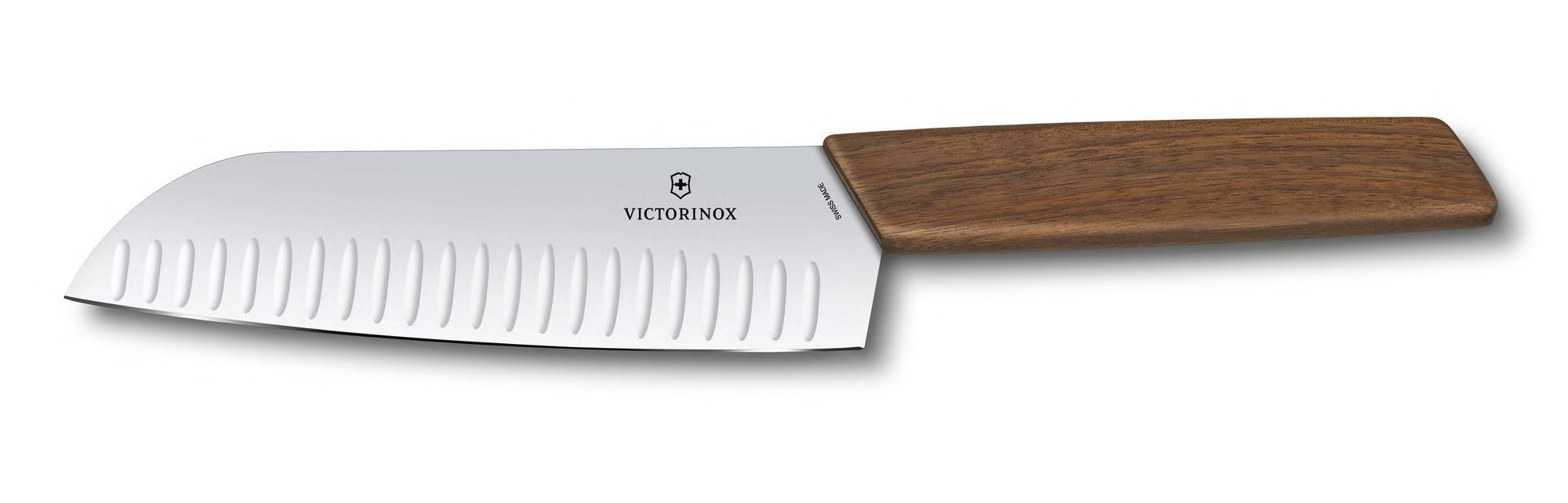 Victorinox Couteau Santoku Suisse Moderne, 17cm/7, Bord Granton, Manc 