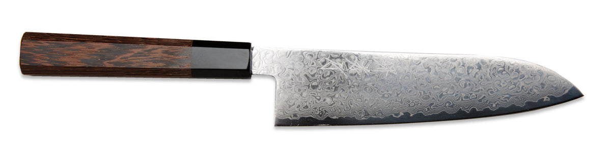 Sakai Takayuki GINGA 69-layer ZA-18 Damascus Santoku, 180mm / 7&quot;