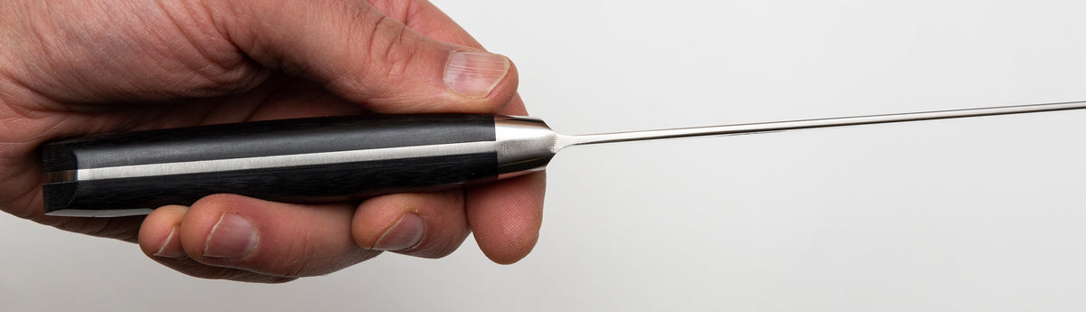 Couteau de chef Sakai Takayuki Grand Chef, manche en micarta noir, 210 mm / 8,25&quot;