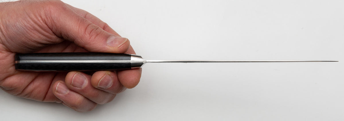 Couteau Sakai Takayuki Grand Chef Petty, Manche Micarta Noir, 150mm / 5.9&quot;