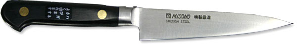 Couteau suédois Misono en acier au carbone Petty/utilitaire, 5,9 pouces (150 mm) - # 133