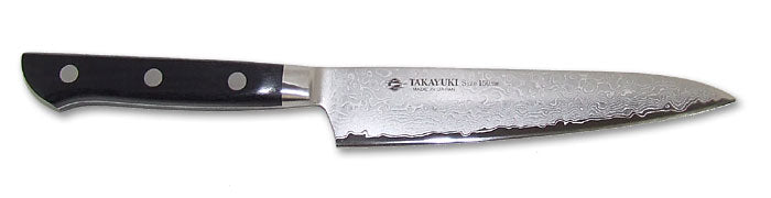 Sakai Takayuki Couteau utilitaire/petit couteau Damas 63 couches, 150 mm (5,9")