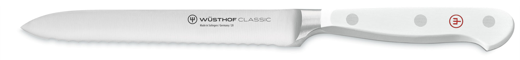 Wusthof Canada Classic White Sausage/Serrated Utility Knife 1040201614